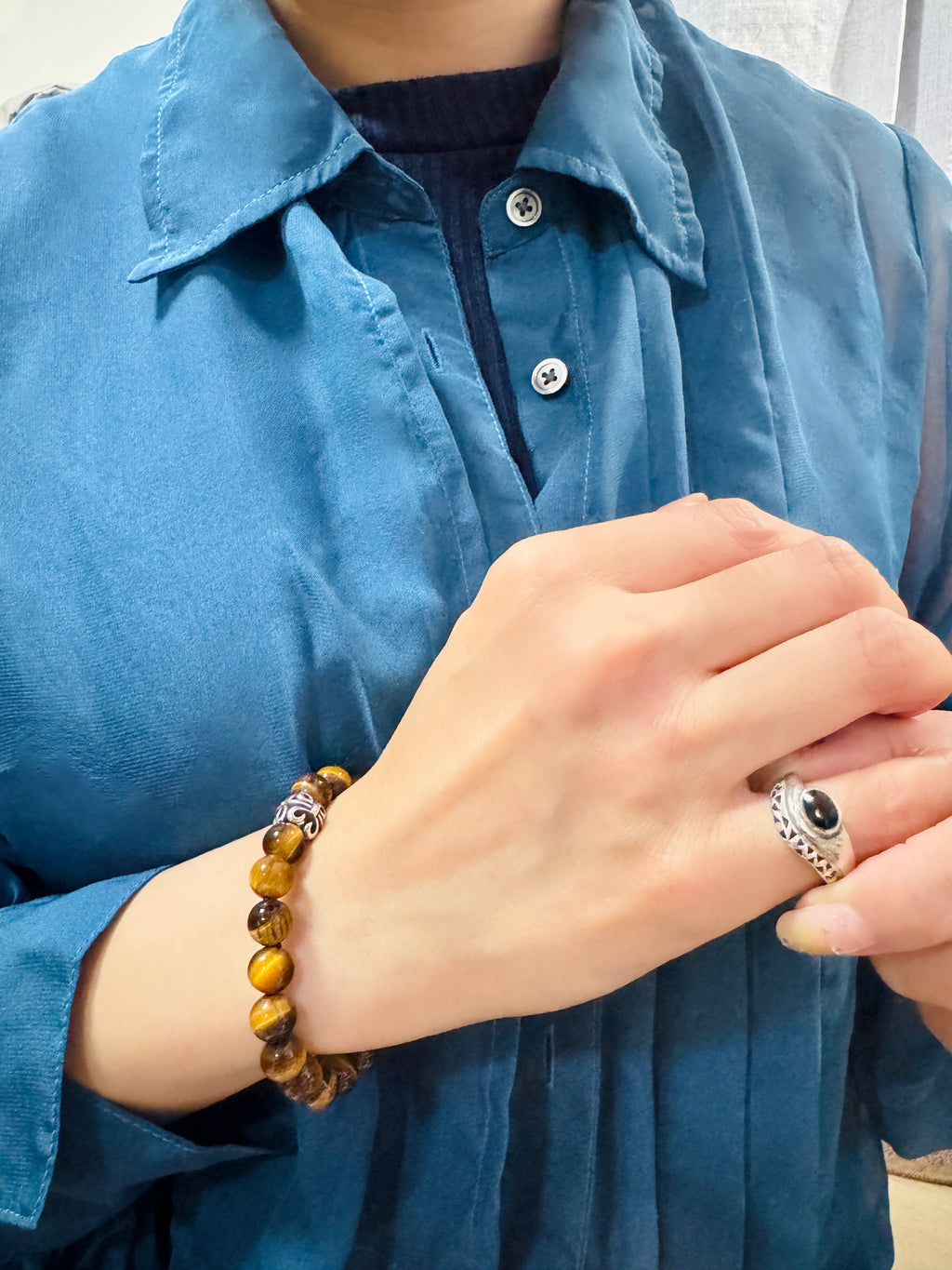 Temple Incense Silver Ring I
