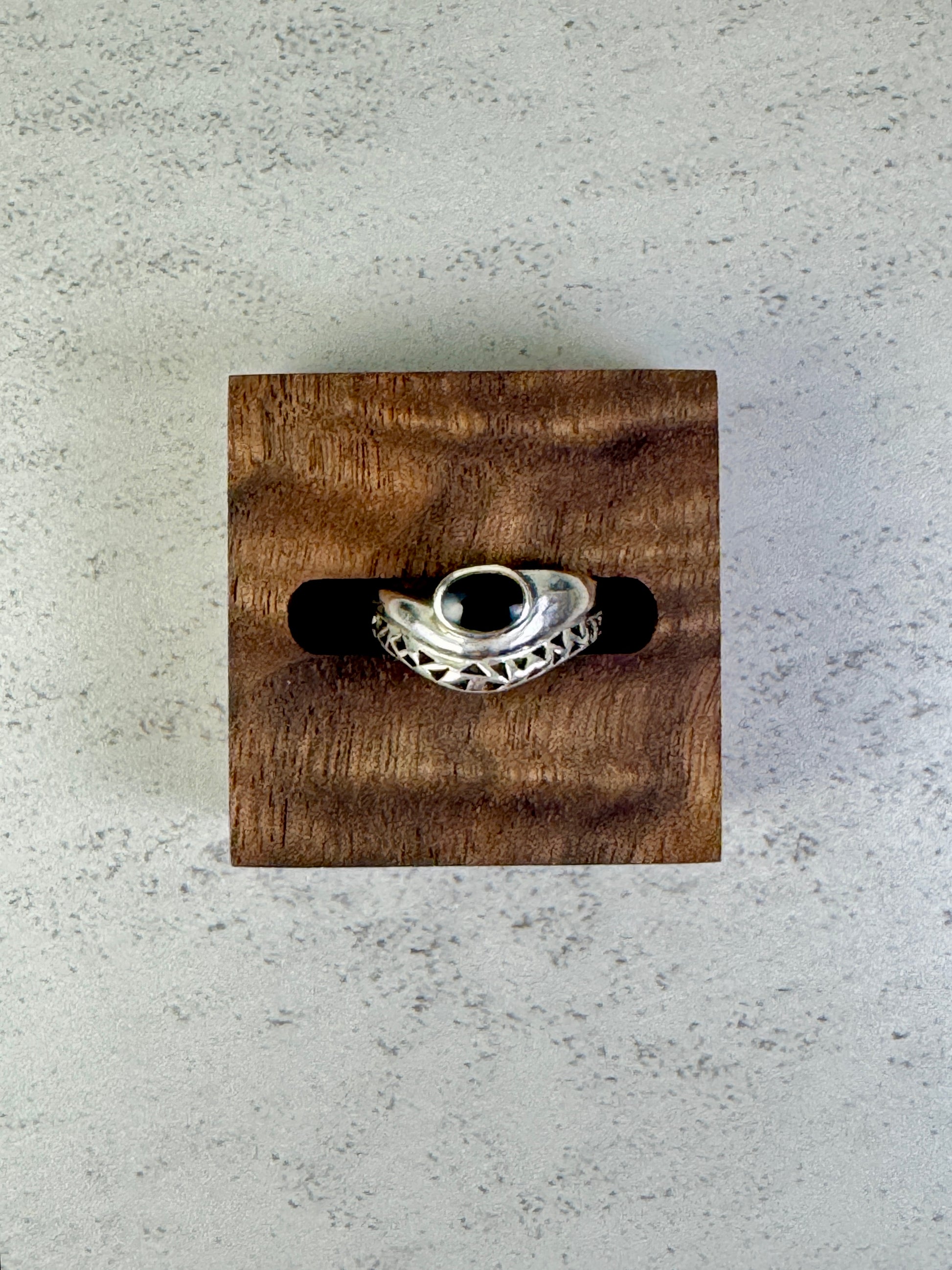 Temple Incense Silver Ring I